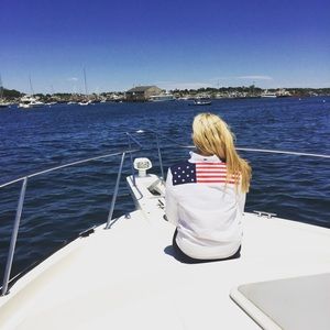 Vineyard Vines American Flag Shep Shirt Small